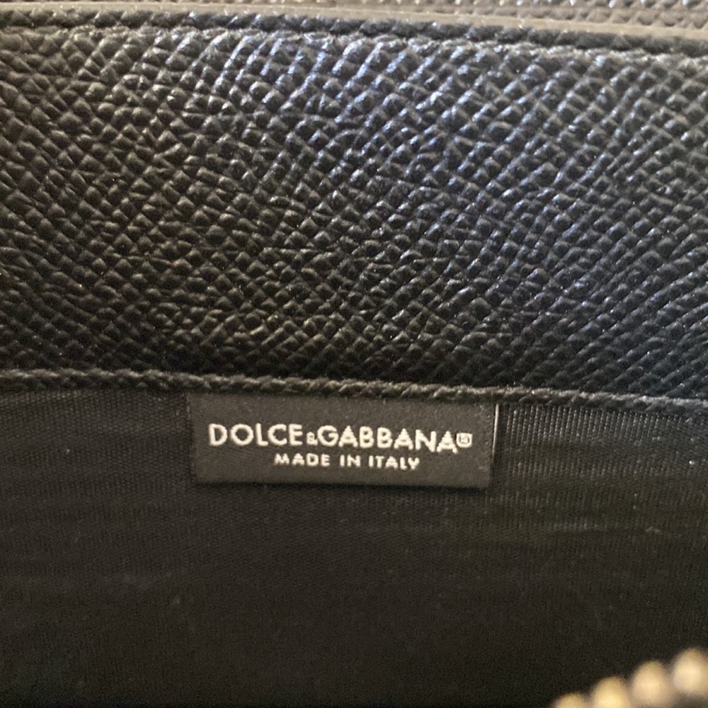Dolce & Gabbana Calfskin round zip lung wallet - Picture 4 of 10